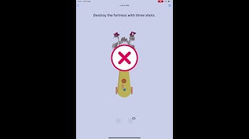 Easy Game - Brain Test Level 184 - Destroy the fortress with three shots