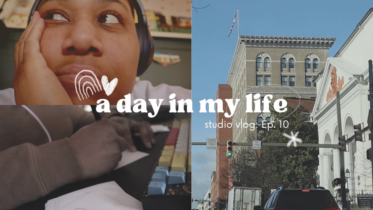 A Day In My Life l Professional Author + Illustrator l Artist Vlog: Ep. 10