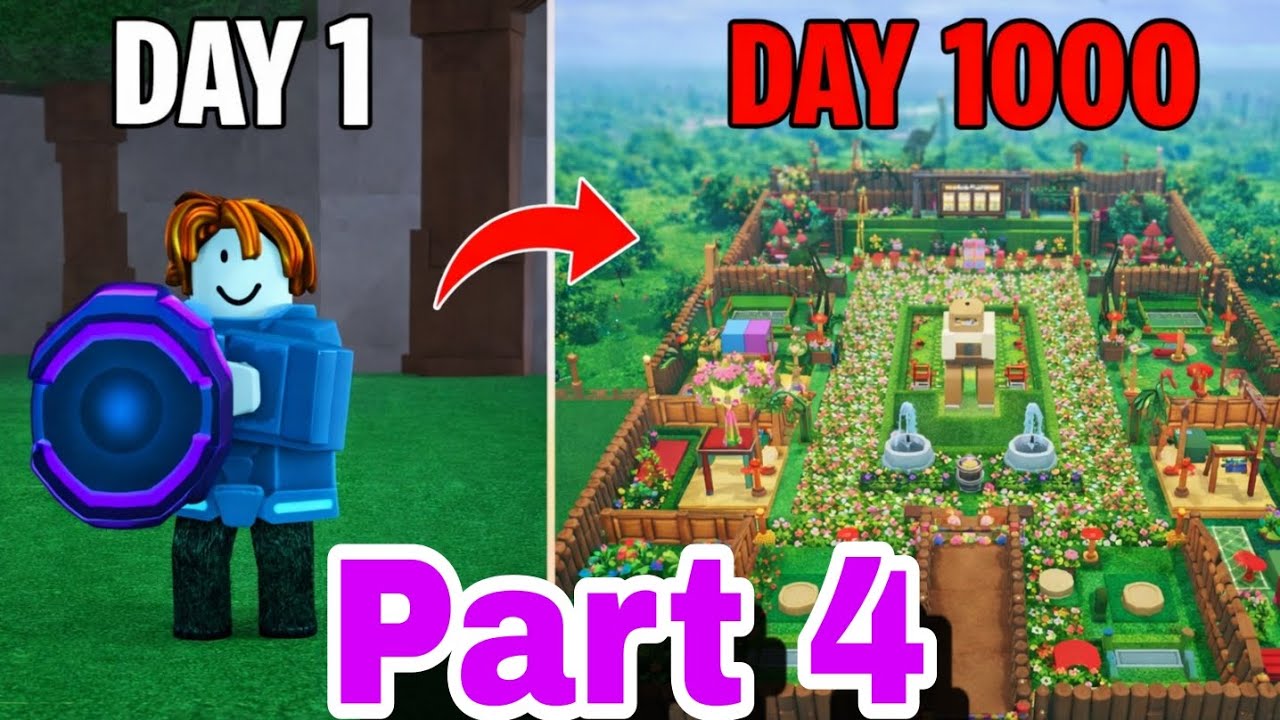 From Day 1 to Day 1000 – My Base Became INSANE in Roblox (Part 4) 