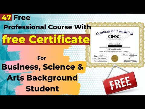 Best Free Professional Short Courses With Free Certificates from Oxford Home Study Centre