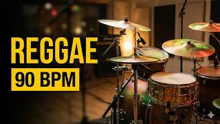 Reggae 90 BPM - Ritmo de Batería para Practicar (Only Drums)