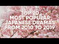 Top 20 Most Popular Japanese Dramas From 2010 to 2019