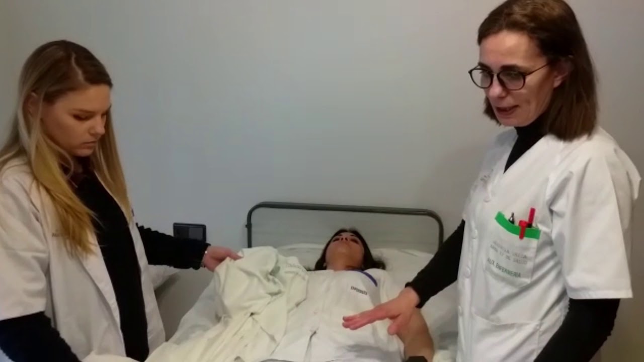 Higiene del inmovilizado y cambio de la ropa de cama - YouTube