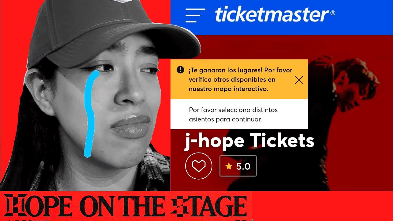 NO ALCANCÉ BOLETOS para HOPE ON THE STAGE TOUR de J-HOPE - Mi experiencia con Ticketmaster México😭