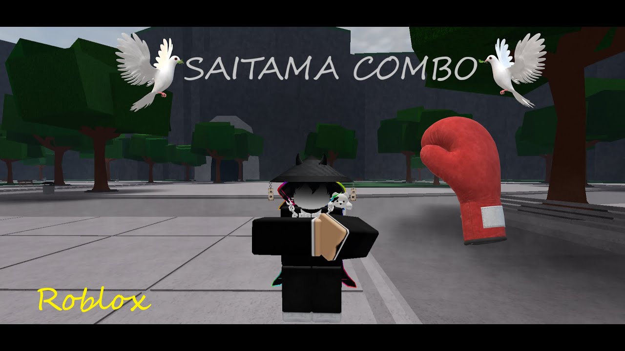 Saitama Combo| The Strongest Battlegrounds Roblox - YouTube