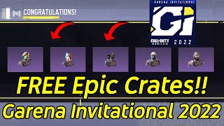 How to Claim Cards in CODM Garena Invitational 2022 | CGI 2022 | Main rewards list + Card Collection