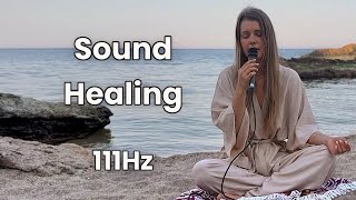 Angelic Frequency Meditation Music Sound Healing 111Hz | Shamanic Music