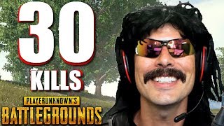 DrDisRespect's "30-KiII Duo Game" on PUBG with Shroud!