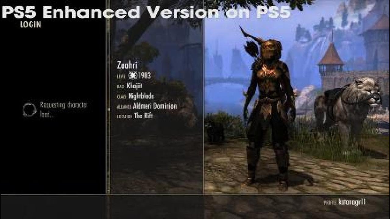 Elder Scrolls Online PS4 PS5 Version - YouTube