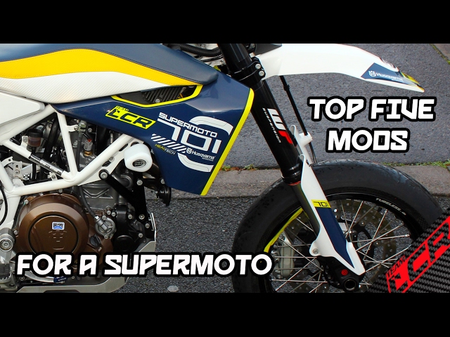 Supermoto Top 5 Modifications!! 