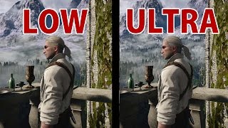 The Witcher 3: Wild Hunt - Ultra Settings VS Low Settings