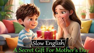 A Secret Gift for Mom on Mother’s Day 💖🎁 | Easy English Listening for Beginners (A2 Level)