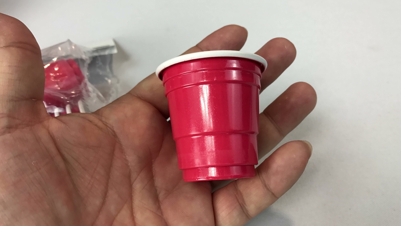 2 Oz Red Mini Cup Shot Glass By Alaric Review