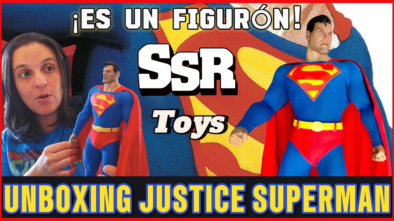 💥UNBOXING JUSTICE SUPERMAN DE SSR TOYS!!💥 FIGURÓN ESCALA 1/6!! TREMENDO🔥🔥🔥🔥🔥