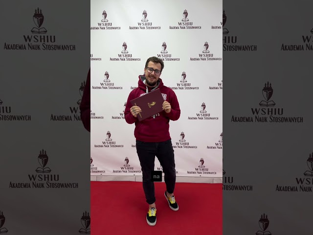Cieszymy się, kiedy nasi absolwenci wybierają nas do dalszej edukacja 😎 #wshiu #poznań #studia