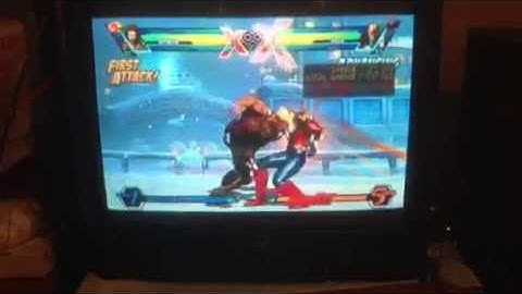 UMvC3 Spencer Grounded Guard Break + Grounded Corner Grab