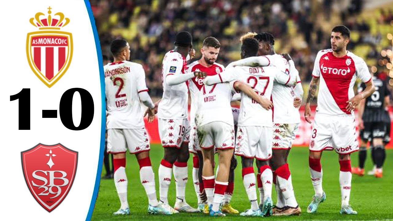 Monaco vs Brest 1-0 All Extended Highlights 01.01.2023 gameplay [pes 2017]