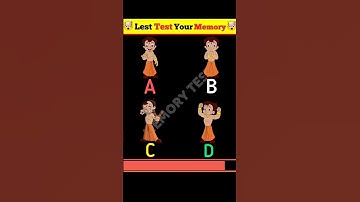 Memory Test #23 | Riddles And Puzzles For Iq Test | #shorts 2023