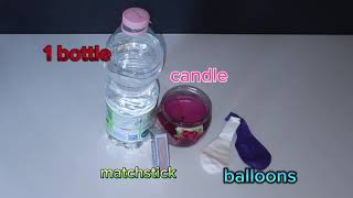 Balloon in a candle flame - cool physics heat experiments