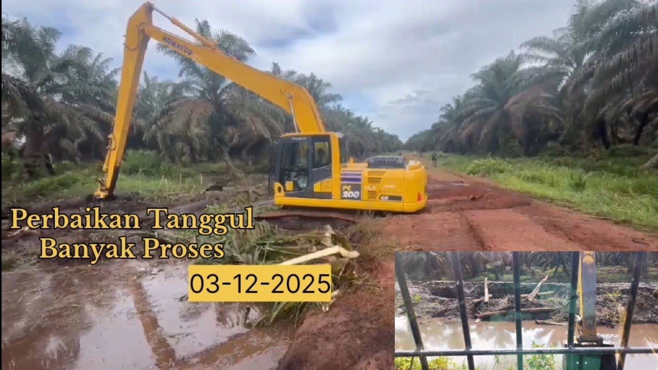Proses Perbaikan Tanggul 03-12-2025@yusro_kalteng 