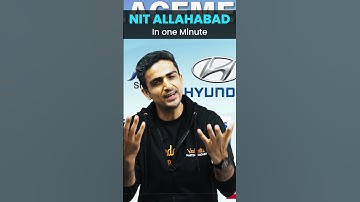 NIT Allahabad in 1 Min | Inside NIT Allahabad | Arvind Sir | Vedantu #shorts #jee #nitallahabad