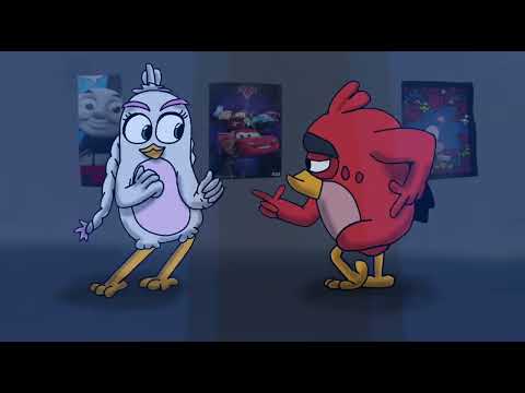 Let's Groove Tonight - Angry Birds animation meme (Red & Silver)