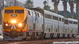 Amtrak Bnsf Union Pacific & Metrolink Trains - Southern California (Spring 2023)
