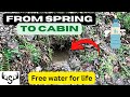 Off Grid Spring Development.  Free water for life! #offgrid #homestead