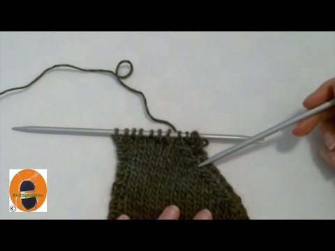 Kössünk! Basics 12 - Balra dőlő kettős fogyasztás (double decrease)