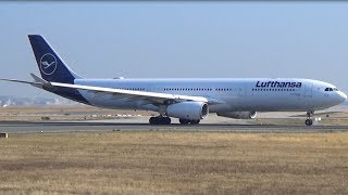 Lufthansa A330-343 | Takeoff Frankfurt Airport | DAIKD D-AIKO D-AIKR D-AIKE