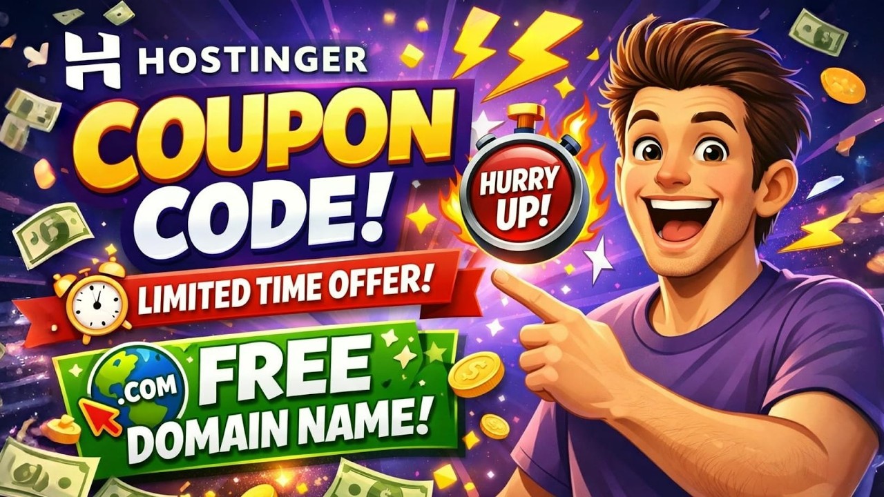 Hostinger Coupon Code – Save BIG on Web Hosting (Limited Time)