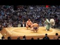 Tournoi de Sumo a Nagoya: combat de Hakuhō Shō, le plus grand champion actuel