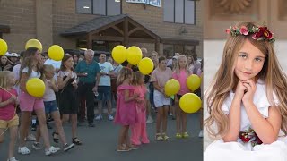 Family and friends of Macie Hill gather for prayer vigil