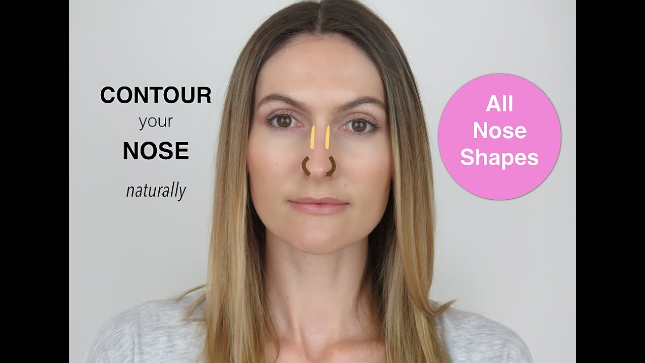 How to Contour your Nose Naturally | Different Nose Shapes | All Nose Shapes - YouTube