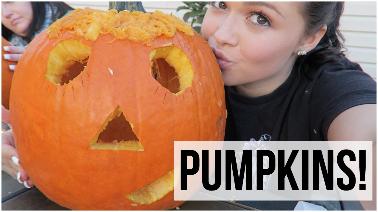 Carving Pumpkins!!! - YouTube