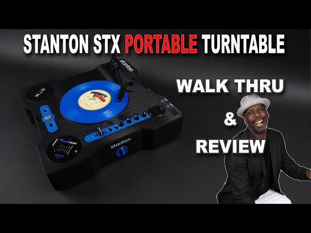【完動品】Stanton STX ポータブル ターンテーブル STANTON STX Review & Walk Thru It's just fun! - YouTube