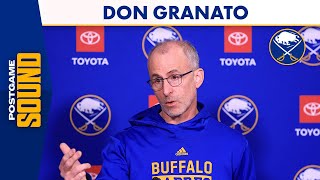 "Speed, Quickness" | Buffalo Sabres Coach Don Granato After Loss to Nashville Predators