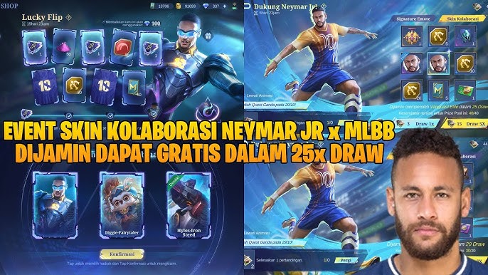 Football star Neymar Jr buys one of the best MLBB skins