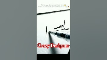 Stylist signature of name PUNEET #trending #viral #shorts @FukraInsaan @TheSocialFactory