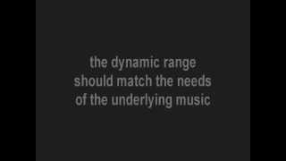 Music Production: Dynamic Range