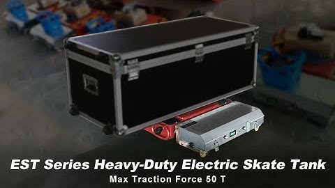 EST 360° Electric Load Skate Tank | Max Heavy-Duty 50T Transport with Remote Control