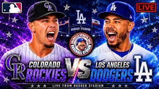 ⚾ Los Angeles Dodgers vs Colorado Rockies LIVE | MLB Watch Party, Play-by-Play & Reactions screenshot 4