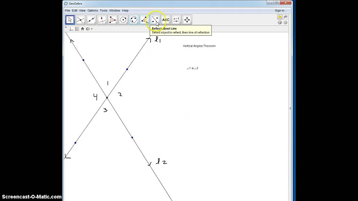 Vertical Angles are Congruent