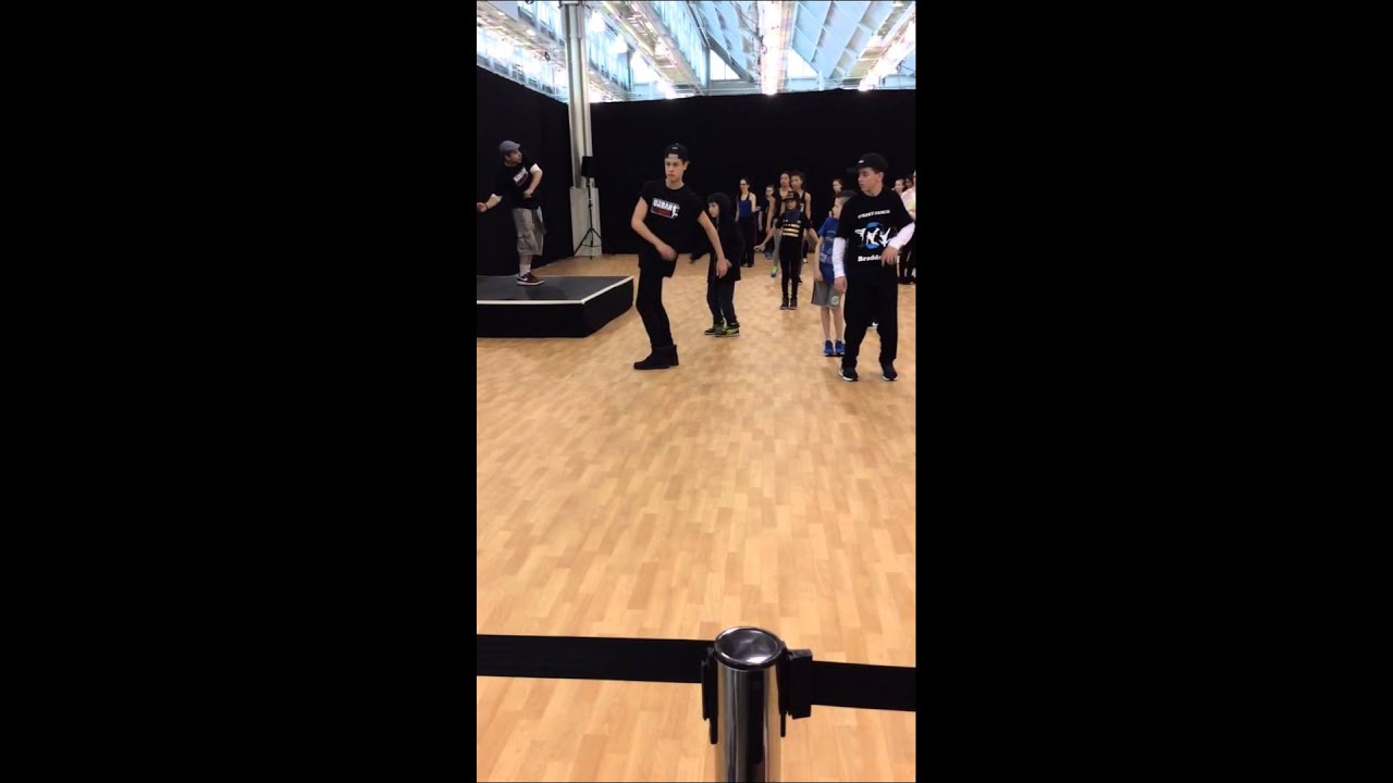 Bradley at Move it class with Andy Instone