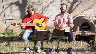 Video thumbnail of "Himno a San Martin  Adrian Ledesma - Ariel Garro"