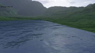 Water Effect on a flat surface