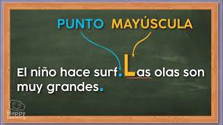 El punto y la mayúscula. Segundo grado