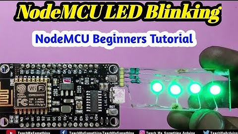 Nodemcu with blink LED bulb | NODEMCU LED BLINK tutorial [ESP8266] || NodeMCU ESP8266 LED Blinking