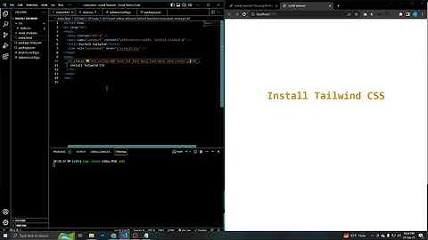 Install Tailwind CSS Using PostCSS