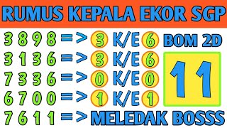PREDIKSI SGP 11 SEPTEMBER 2025 | BOCORAN TOGEL SINGAPURA HARI INI | RUMUS KEPALA EKOR SGP JITU